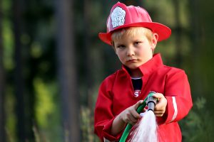 kind brandweerman