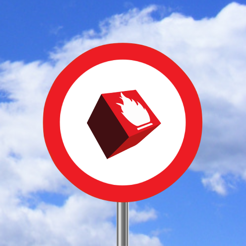 bhv kubus verkeersbord goed