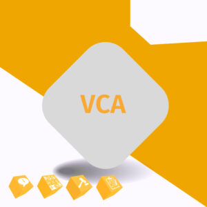 VCA Button geel