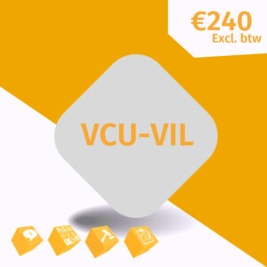 VCU-VIL Button geel