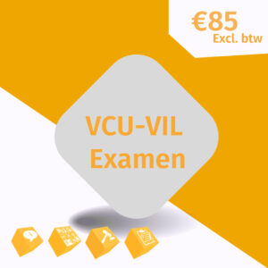 VCU-VIL Examen Button geel