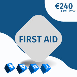 Kopie van Button Eerstehulpinternationaal van First Aid ( Blauw ) Logo-Recovered