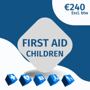 Kopie van Button Eerstehulpinternationaal van First Aid Children ( Blauw ) Logo-Recovered