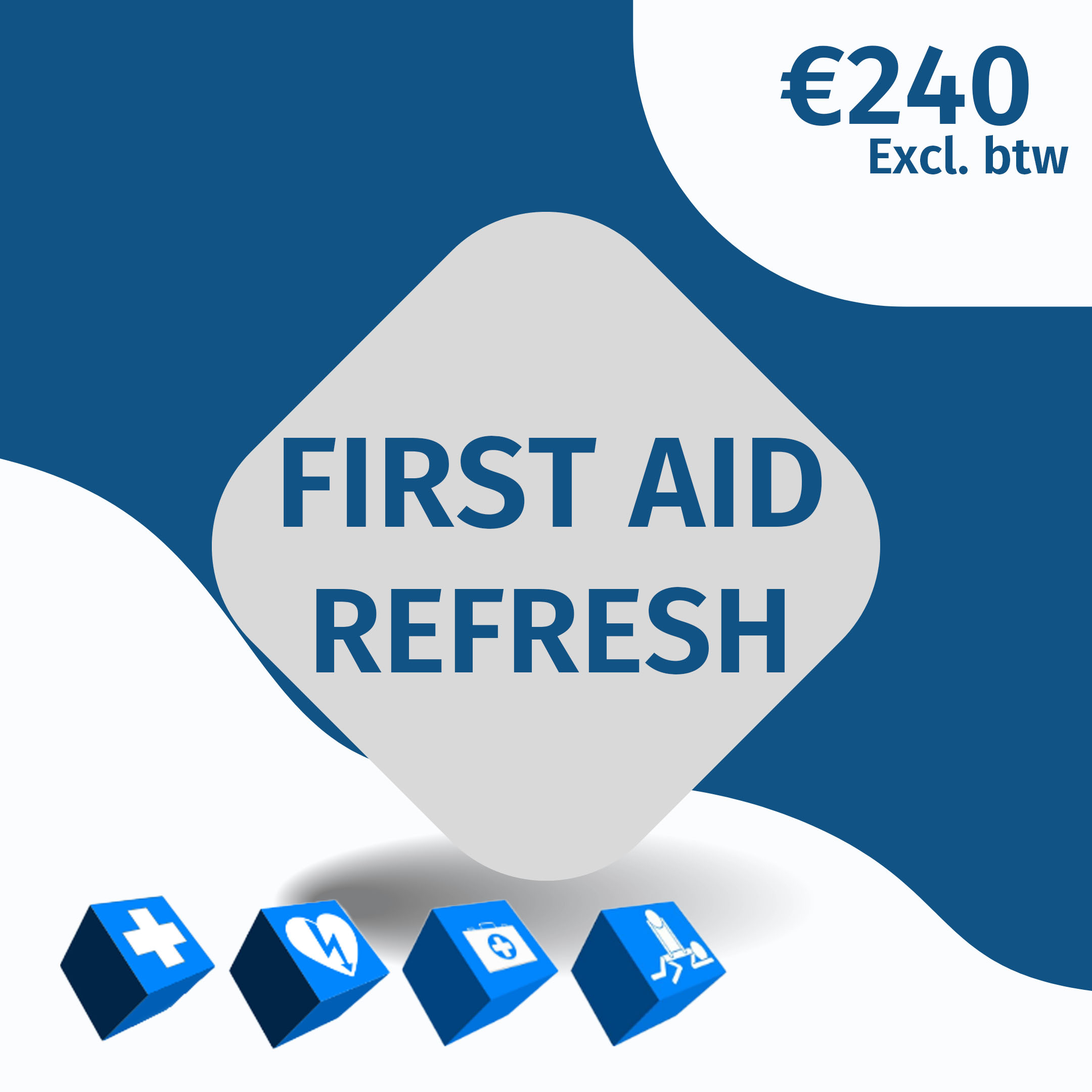 Kopie van Button Eerstehulpinternationaal van First Aid Refresh ( blauw ) Logo-Recovered
